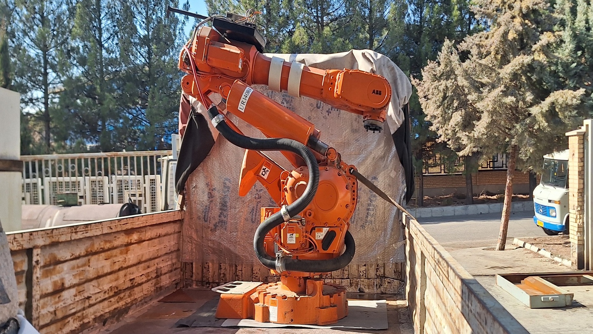 ABB robot delivered to site
